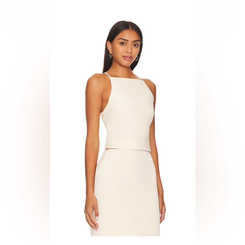 Elegant Cream Sleeveless set revolve